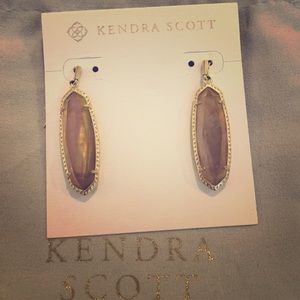 Kendra Scott Earrings Brown MOP